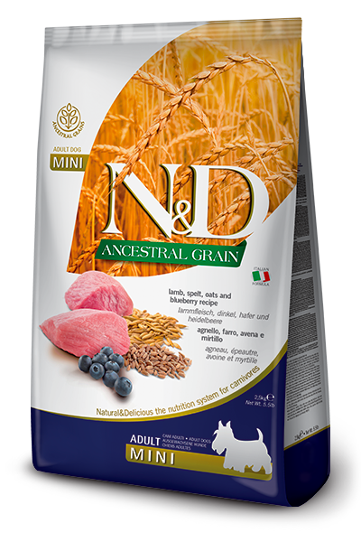 N&D Granos Ancestrales Adulto Mini Cordero 2.5kg