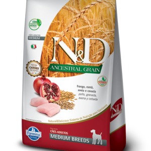 N&D Granos Ancestrales Adulto Medium Pollo 10.1kg